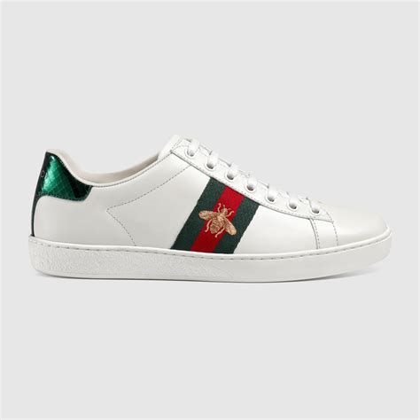 gucci ace embroidered sneakers